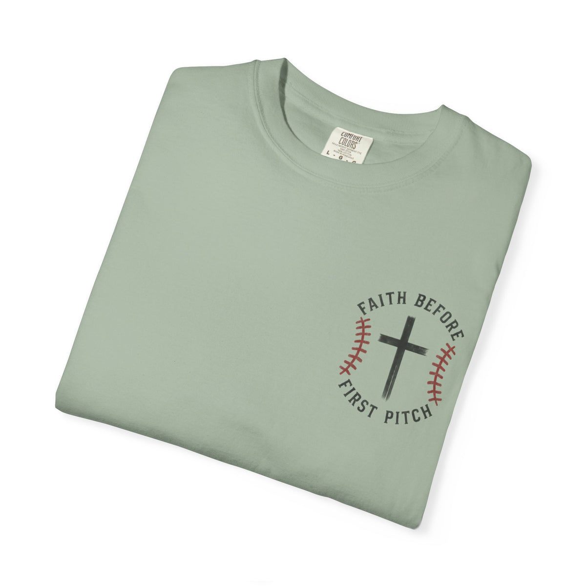 I Cheer Loud I Pray Louder T-Shirt | Christian Baseball Mom Shirt | Faith Baseball Tee