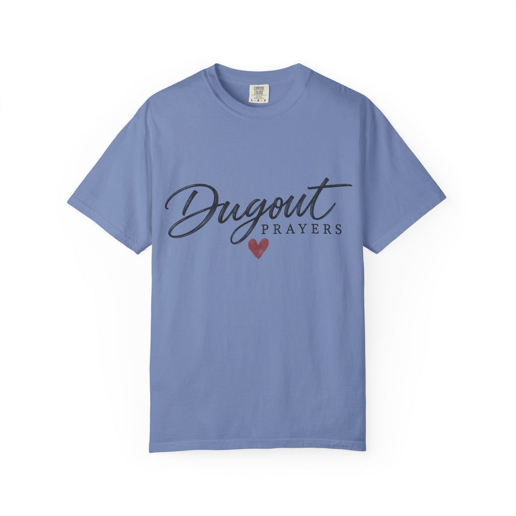 Dugout Prayers T-Shirt | Christian Baseball Mom Shirt | Faith Baseball Tee