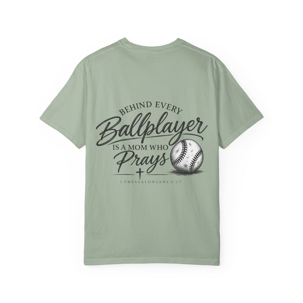 Dugout Prayers T-Shirt | Christian Baseball Mom Shirt | Faith Baseball Tee