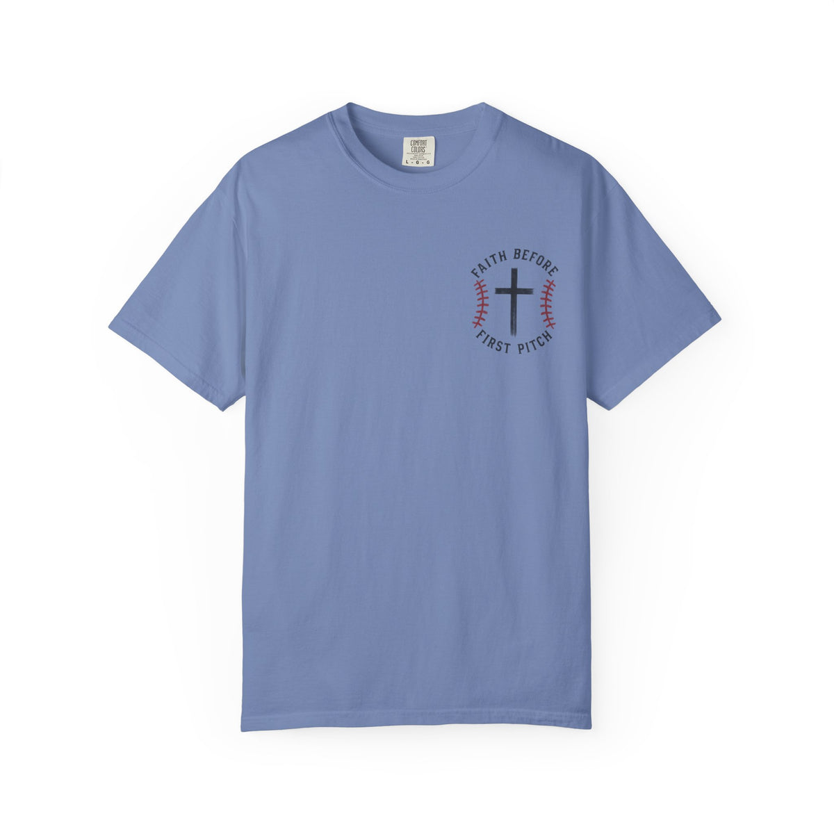 I Cheer Loud I Pray Louder T-Shirt | Christian Baseball Mom Shirt | Faith Baseball Tee