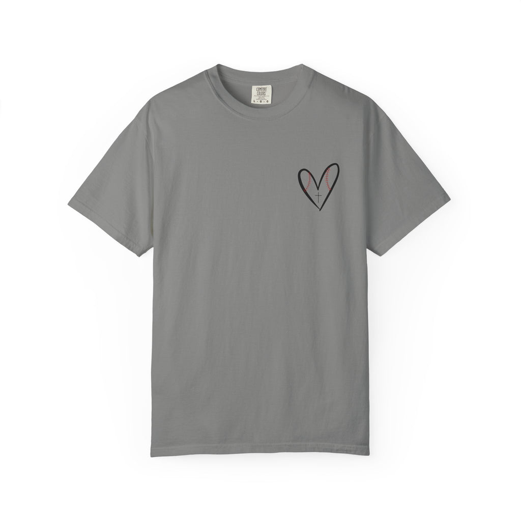 His Biggest Fan Prayer Warrior T-Shirt | Christian Baseball Mom Shirt | Faith Baseball Tee
