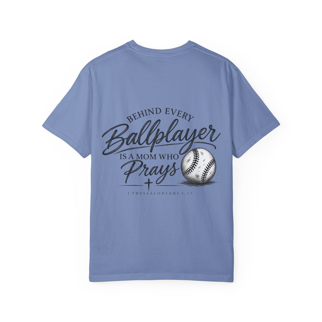 Dugout Prayers T-Shirt | Christian Baseball Mom Shirt | Faith Baseball Tee