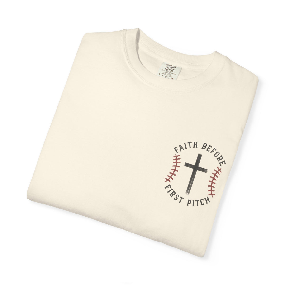 I Cheer Loud I Pray Louder T-Shirt | Christian Baseball Mom Shirt | Faith Baseball Tee